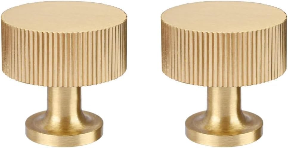 Solid Brass Cabinet Knob Pulls Cabinet Drawer Dresser Gold Knob Modern Handle Knob